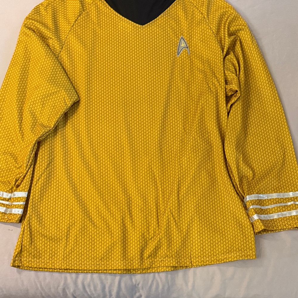 Men's Yellow Starfleet Command Shirt